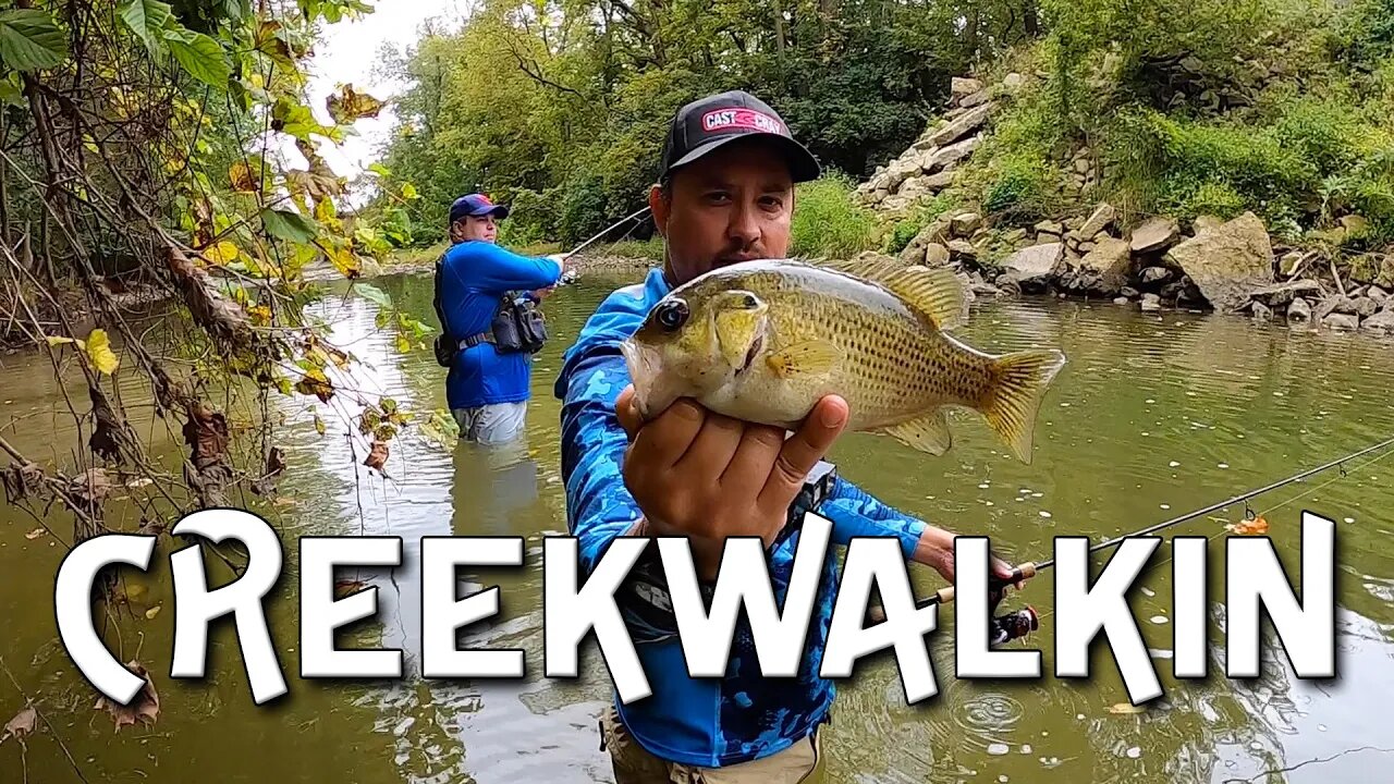 Creek fishing for bass (ft - Cincy Fish Dudes)