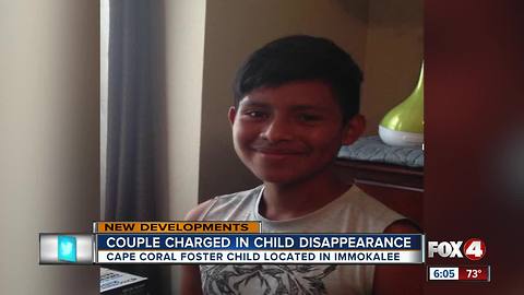 Couple Charged in Child Disappearance