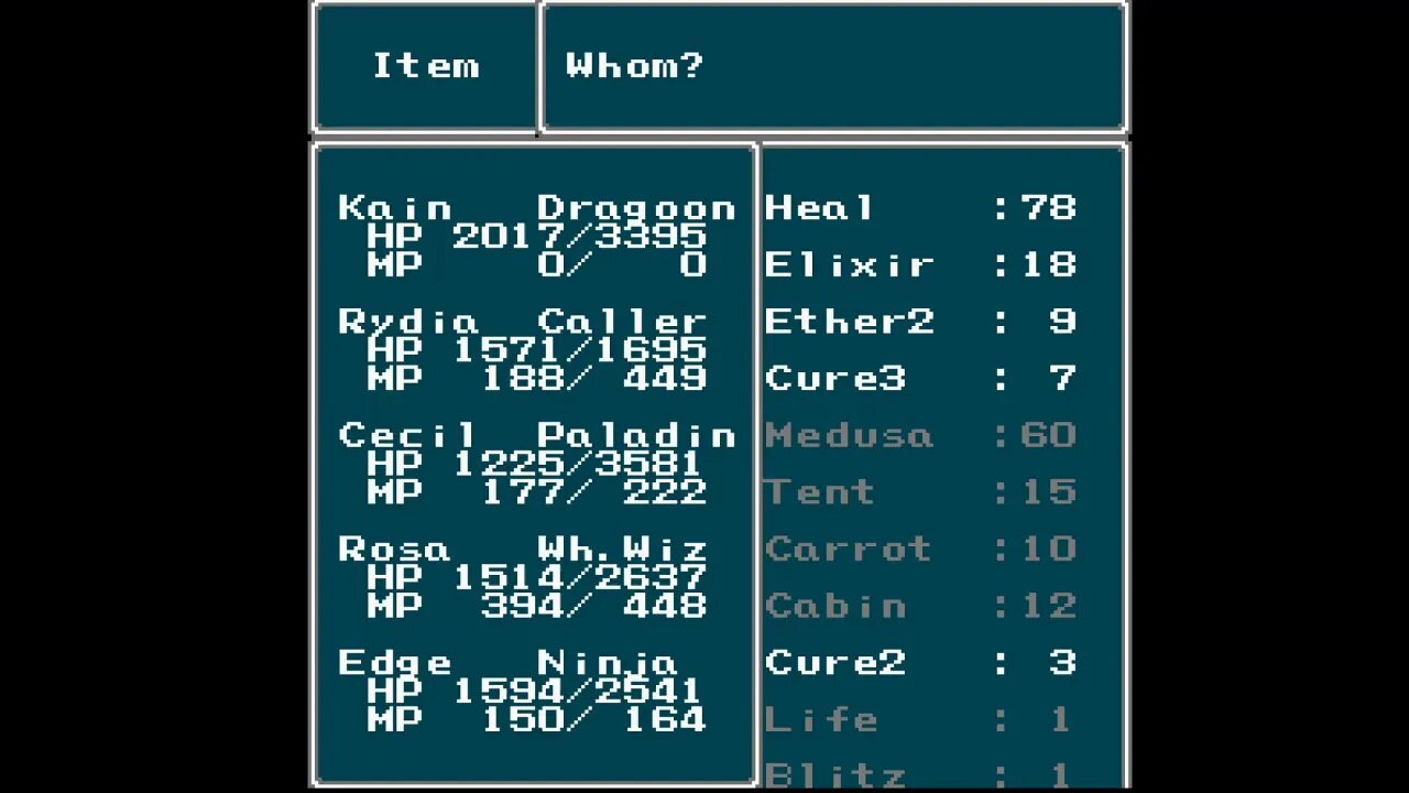final fantasy 2 (snes) p7 - it's nice to see the old crew one last time