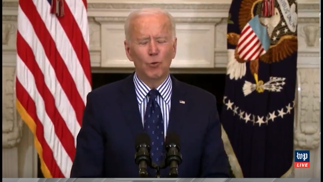 BIDEN SLURS & MUMBLES ABOUT COVID