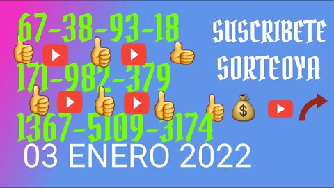 SORTEOYA NUMERO PROBABLE 3 DICIEMBRE 2022