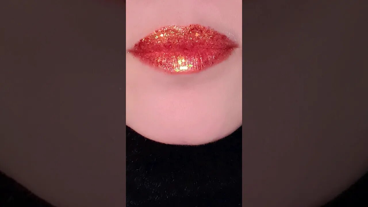 Lip Art Tutorial Glitter Bling #makeup #short #shorts #viral #shortvideo #lipswatches #grwm