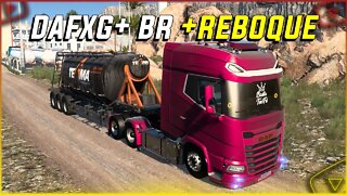 Daf XG+ 2020 + Reboque Silo Bitrem para Euro Truck Simulator 2 1.45