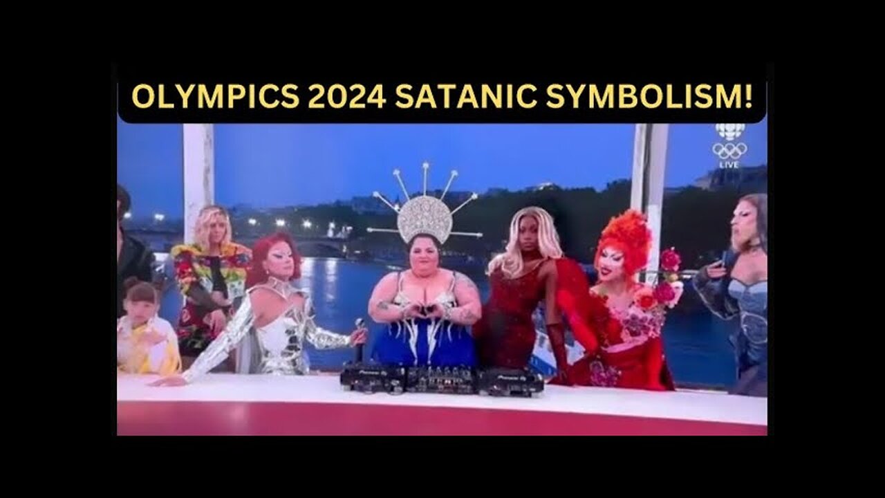 Olympics 2024 satanic symbolism the Jewish Marxist agenda in full swing