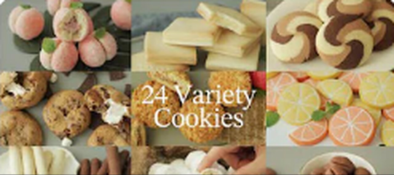 24 Gourmet Cookie Varieties for Parties and Personalized Gifts