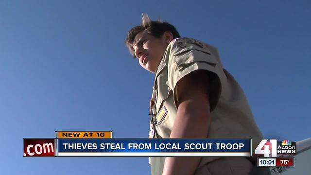 Police looking for thieves who stole from Scouts