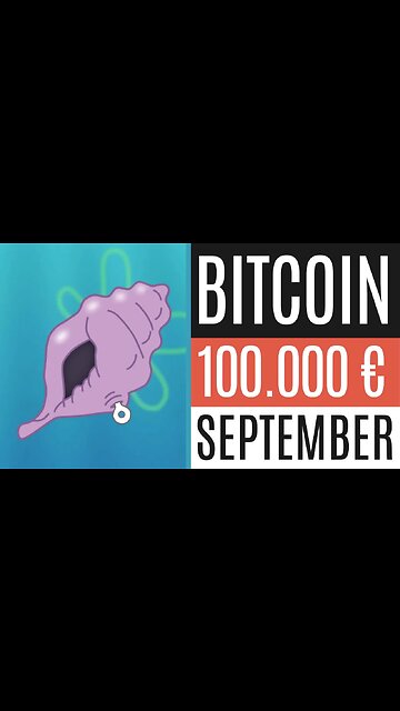 🐚 Bitcoin steigt im September auf 100.000 € | Magische Miesmuschel klärt auf! #shorts