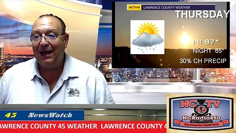 NCTV45 LAWRENCE COUNTY 45 WEATHER MONDAY SEPTEMBER 4 2023