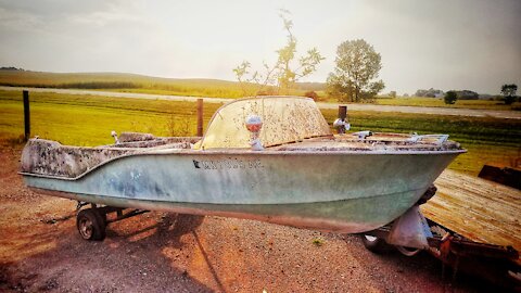 $100 mystery boat from the junkyard!