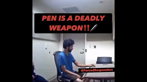 A PEN IS A DEADLY WEAPON⁉️