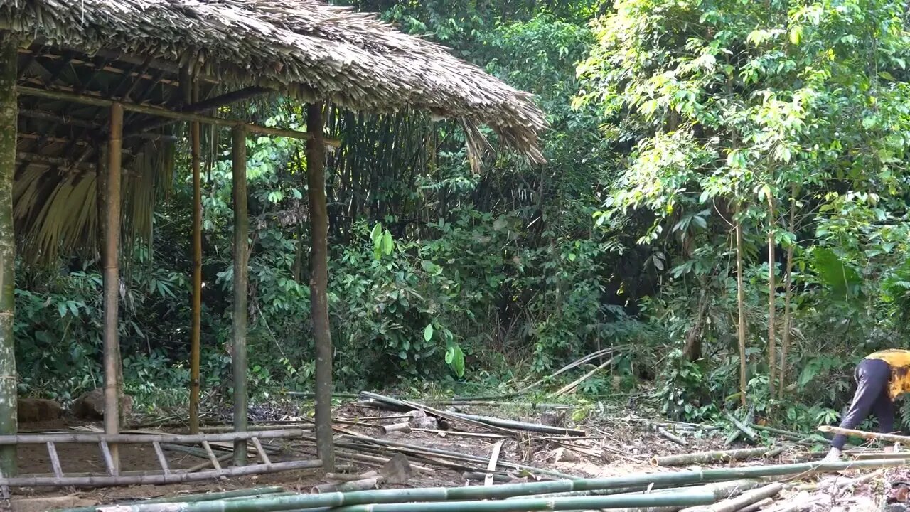 Build bamboo huts, build farms in the forest -12