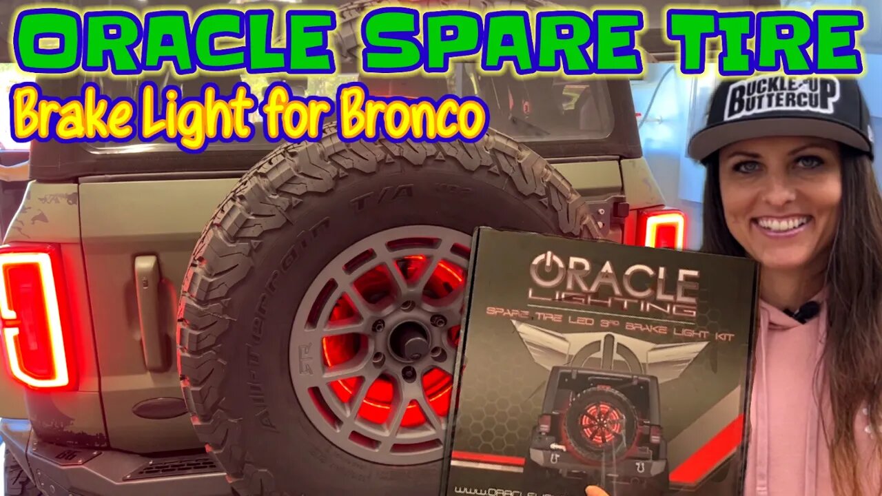 Oracle Spare Tire Brake Light Install for 2021+ Ford Bronco