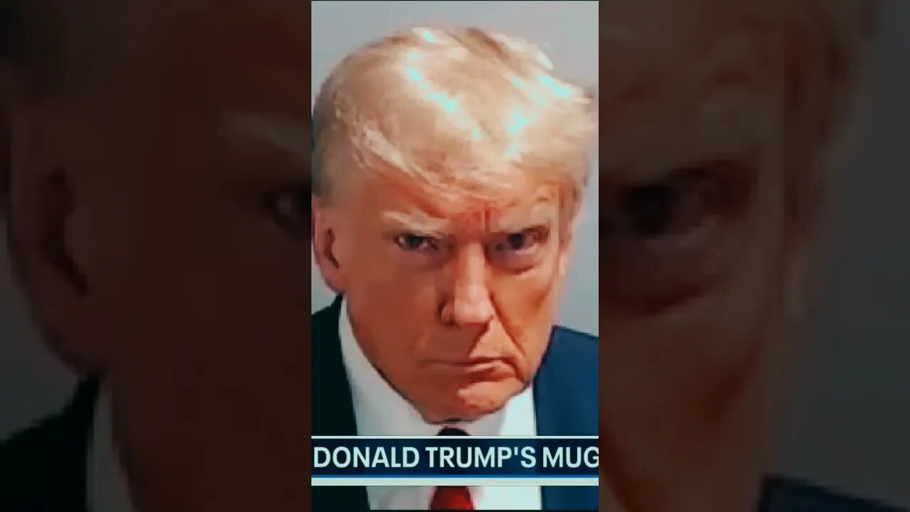 Trump's mug shot. #trump #indictment #mugshot