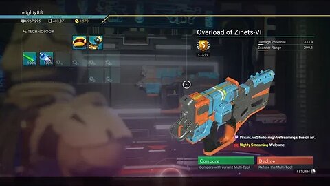 No Man's Sky - Overload of Zinets VI - S Class Multi Tool Location