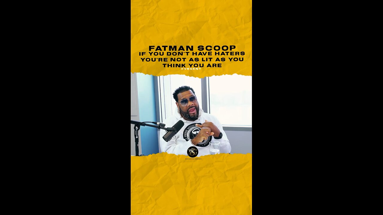 @fatmanscoop If you don’t have haters you’re not as lit as you think you are