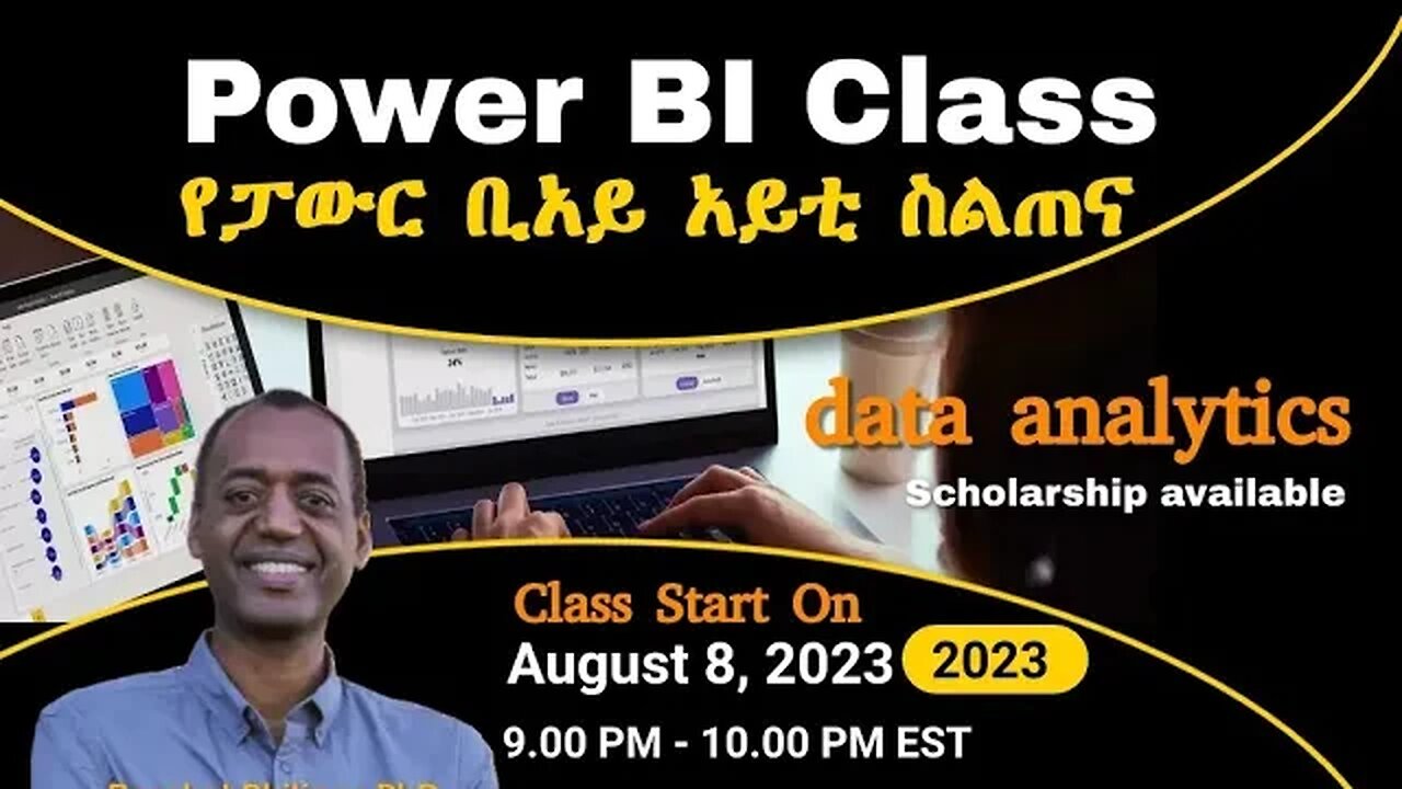 Power BI Training in Amharic for Ethiopian Community with Dr. Bereket(PhD)