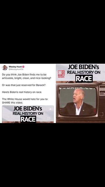 Wesley Hunt Calls Out Joe Biden's EXTENSIVE History Of Being A Racist