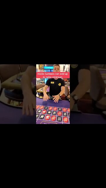 explaining table minimums for craps and roulette #casino #craps #Roulette