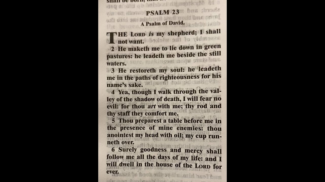 Psalm 23