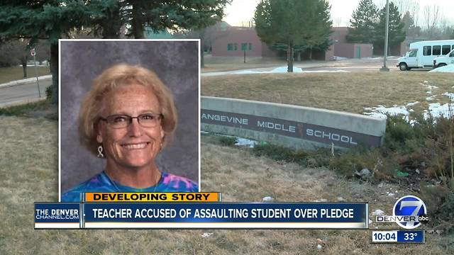 Lafayette teacher accused of assaulting student who refused to stand for the Pledge of Allegiance