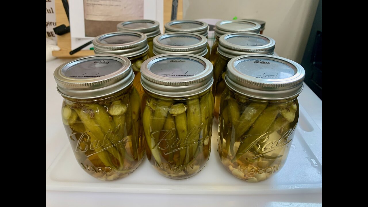 Rehydrated Spaghetti Squash, Big Farm Surprise Tomorrow & Pickled Okra.. OH MY!!