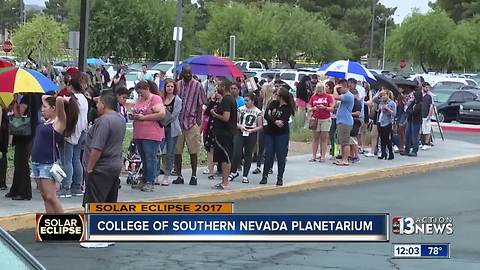 Locals gather at College of Southern Nevada Planetarium