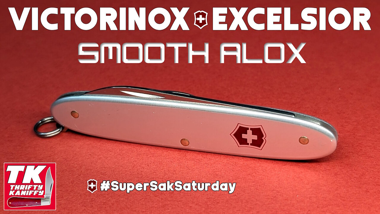 Victorinox Excelsior Smooth Alox Silver Swiss Army Knife 0.6901.16