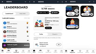 GEEKS Airdrop | Listing And TGE In November | Complete Tasks To Earn More Tokens