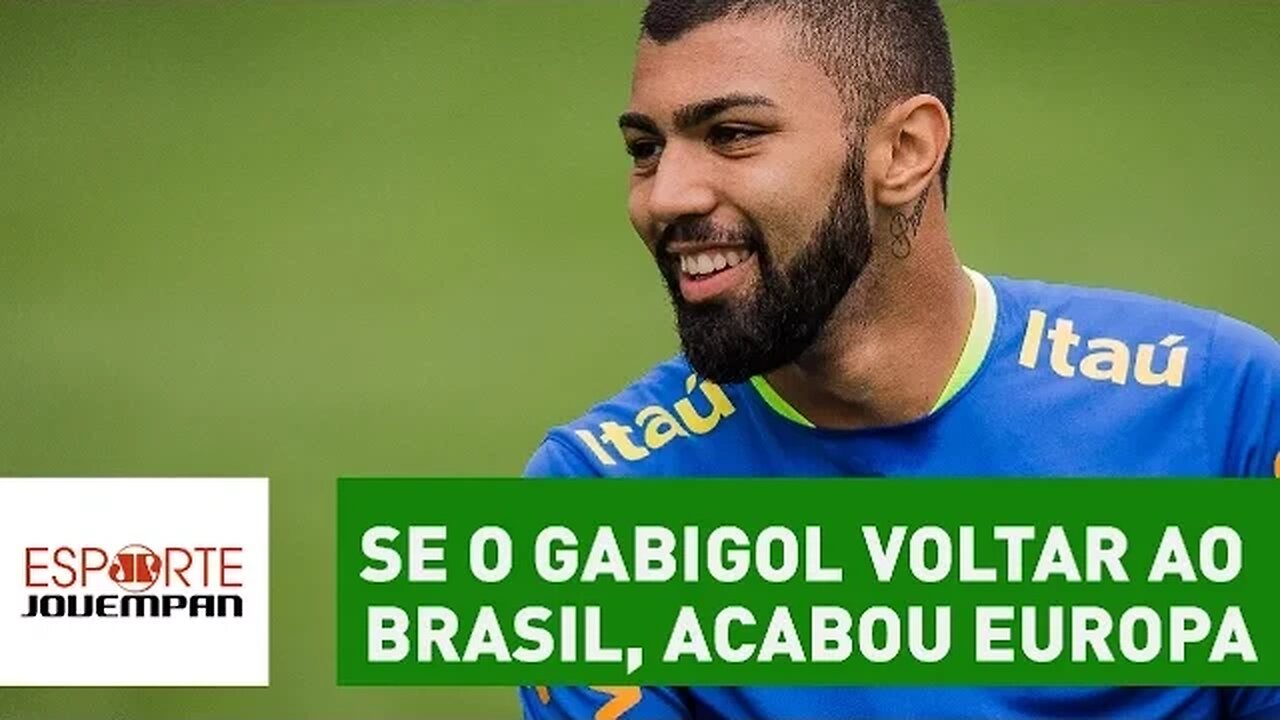 "Se o Gabigol voltar ao Brasil, acabou Europa", crava Flavio