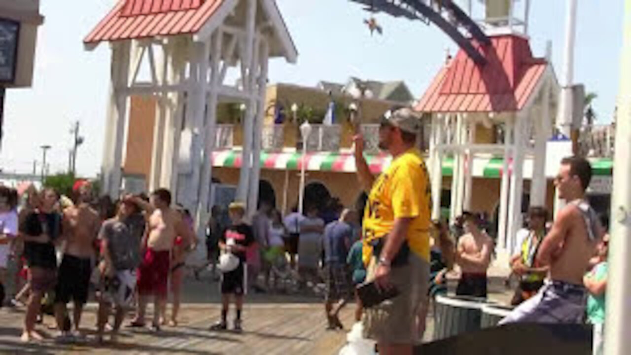 Ocean City, Maryland Beach Boardwalk - Open Air Preaching - Street Preacher Kerrigan Skelly