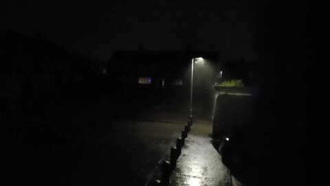 Constant heavy rain downpours