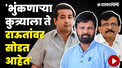 Nitesh Rane यांचा ठाकरेंच्या प्रवक्त्याकडून खरपूस समाचार | Politics | Maharashtra | Sarkarnama