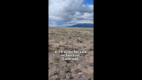 4.74 acres for sale in Colorado!