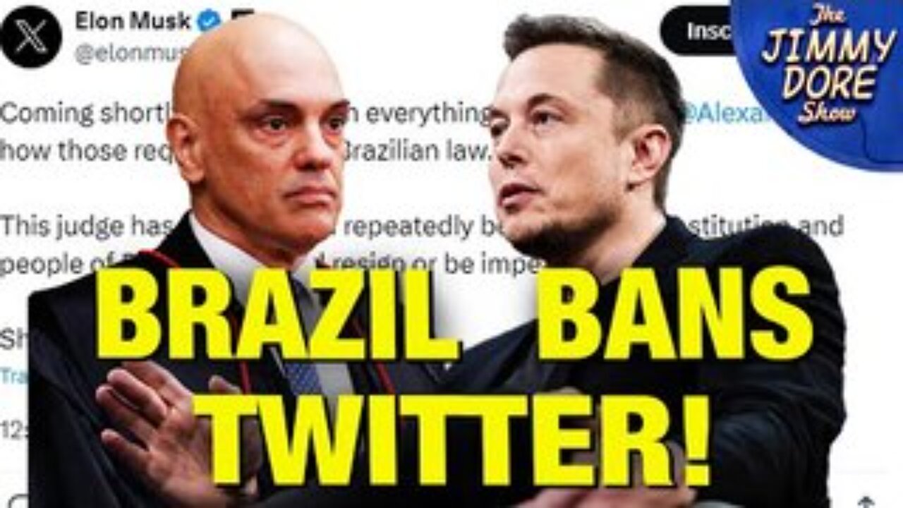 Twitter Banned In Brazil By Dr. Evil Judge!w/ Matt Taibbi