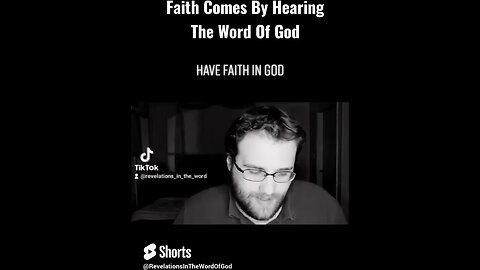 Faith Comes By Hearing The Word Of God