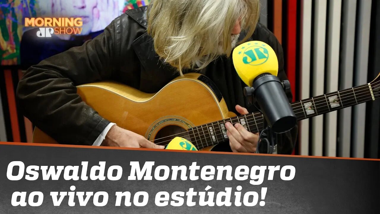 Lindo! Oswaldo Montenegro ao vivo no estúdio!
