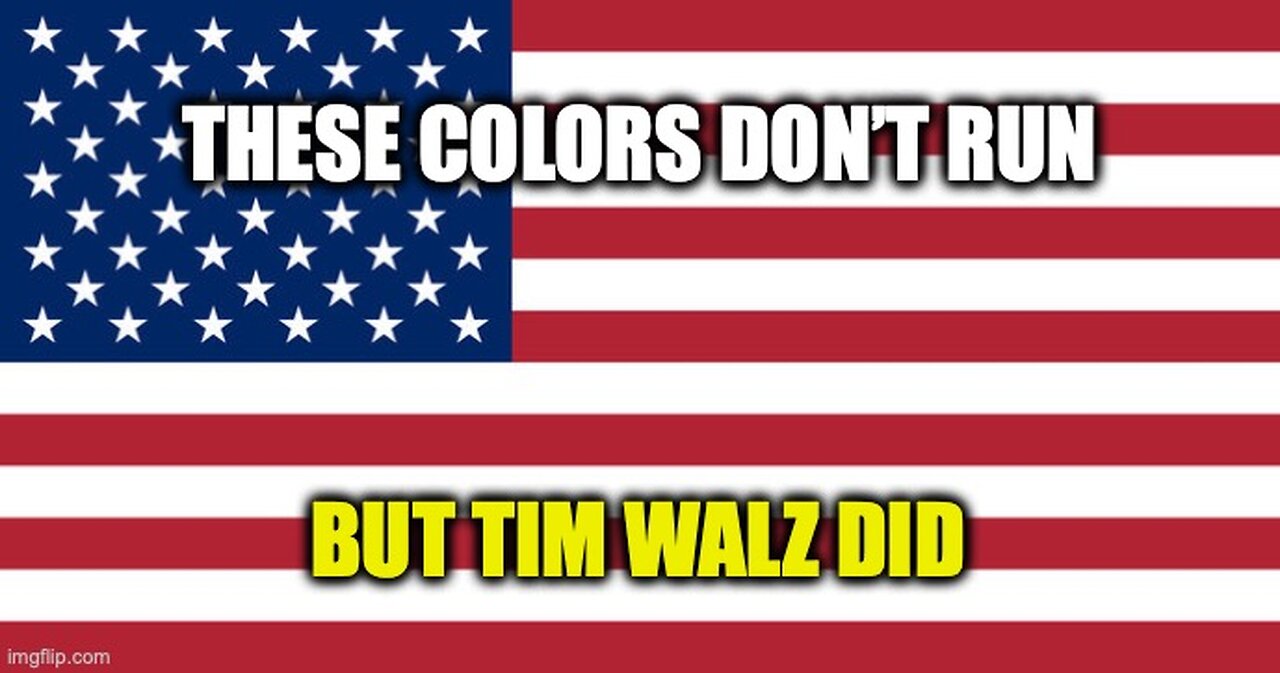 Tim Walz the coward