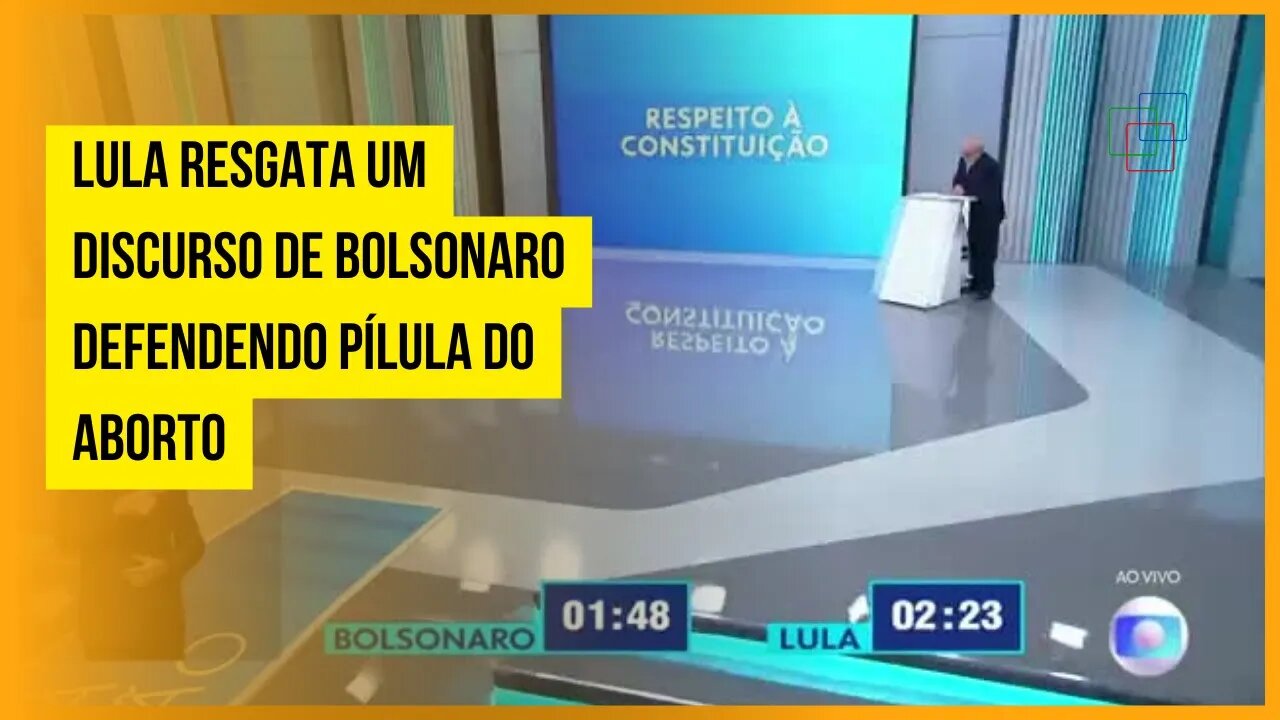 Lula resgata um discurso de Bolsonaro defendendo pílula do aborto