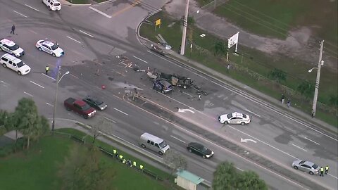 Chopper 5: Severe crash at Lantana Road and Haverhill Road