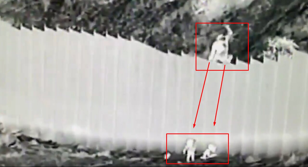 Small Children Dropped Over Border Wall & Just Left by Human Smugglers