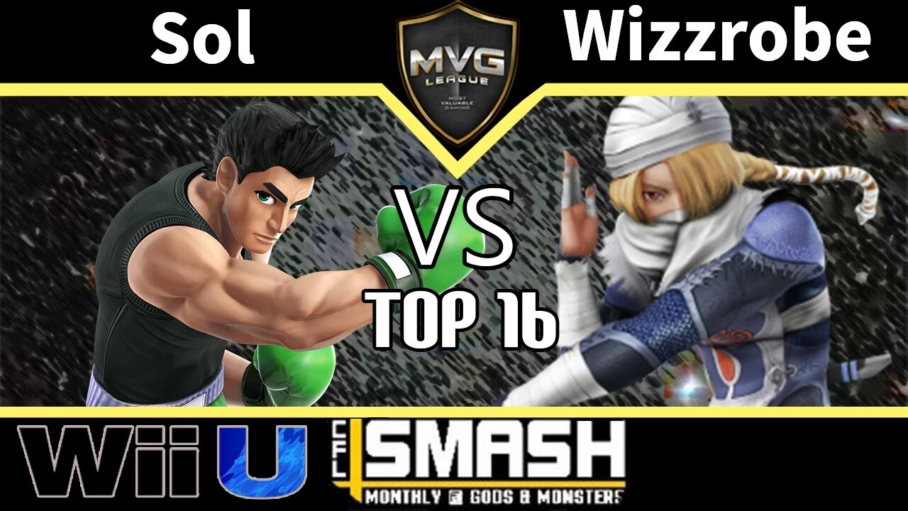 MVG|Sol (Little Mac) vs. COG|Wizzrobe (Sheik) - SSB4 Top 16 - CFL Smackdown