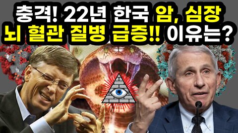 [#607] 충격! 22년 한국 암, 심장 뇌 혈관 질병 급증!! 이유는?