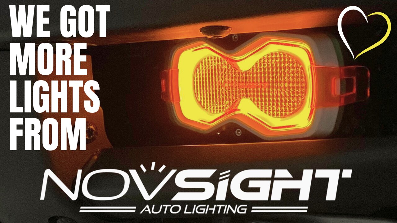 Black Diamond Bronco Gets More Halo Lights From NovSight! 4.5" Halo NovSight Lights Product Review.