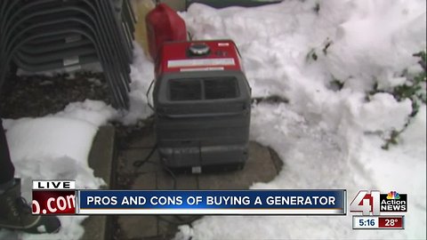 Generators hard to find in KC after snowstorm hits metro