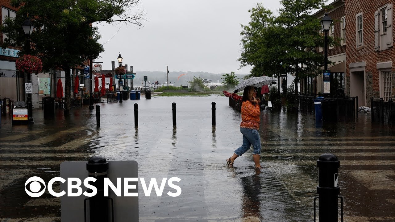 Debby remnants dump heavy rain over Northeast, listeria outbreak latest, more | CBS News Weekender