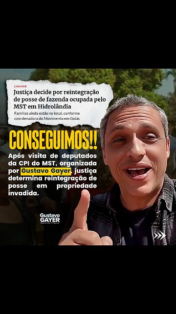 Justiça manda MST desocupar terreno da prefeitura de Hidrolandia(GO)