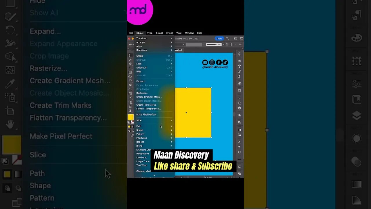 Create grids like a pro in Illustrator - Illustrator Tutorial #shorts