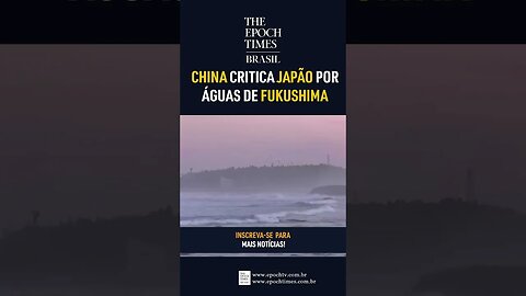 Japão planeja despejar água tratada da usina de Fukushima no mar. China se opõe fortemente #shorts