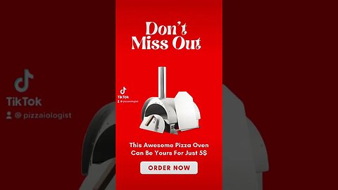 Chip In 5$ And Secure A Chance To Win This Awesome Pizza Oven