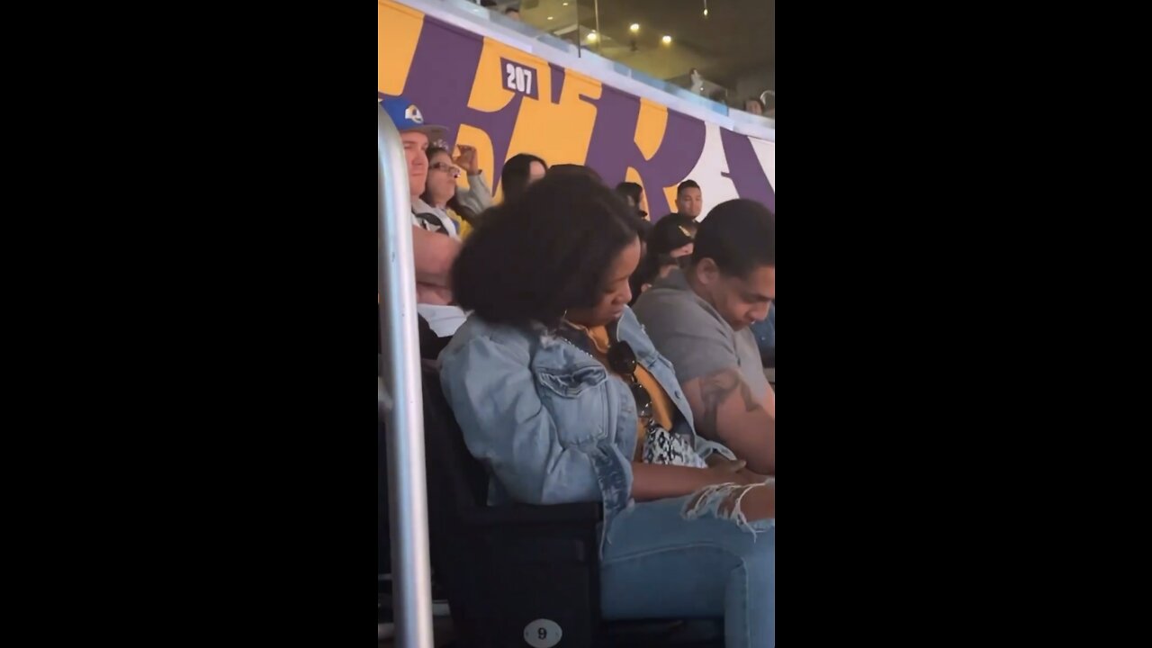 Laker fan during the game at Crypto.com arena